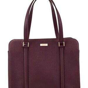 KATE SPADE NEWBURY LANTE TOTE BAG BURGUNDY COLOR
